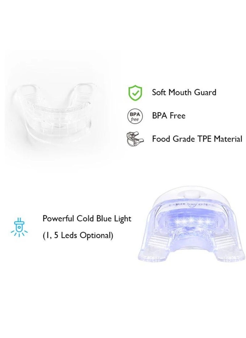 Teeth Whitening Kit with LED Light 10 Min Non Sensitive Fast Teeth Whitener with 3 Carbamide Peroxide Teeth Whitening Gel Helps to Remove Stains from Coffee Food - pzsku/ZB17EC80068AEC2FCD77AZ/45/_/1702646735/f859fceb-153b-4b46-adec-fefe54ecf658