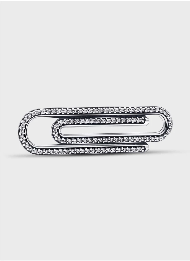 PANDORA Pandora Me PavÃ© Paperclip Styling Link