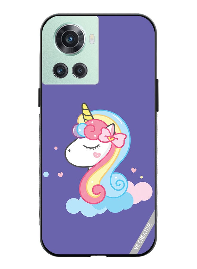 VR CREATIVE Protective Case Cover For OnePlus Ace Unicorn Design Multicolour - Image 1