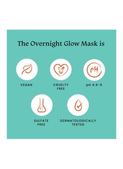 foxtale FoxTale 2% Glycolic + 2% Lactic Acid Overnight Glow Mask With AHA, PHA & Provitamin B5 30 second facial for salon like brightening For clear, smooth, soft skin Men and Women 30 ml, Green  - Image 5