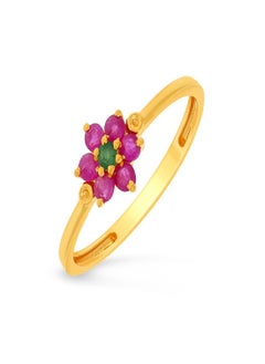 Malabar Gold and Diamonds 22 Carat 916 Purity Gemstone Ring PNAFNC096RN1Y15
