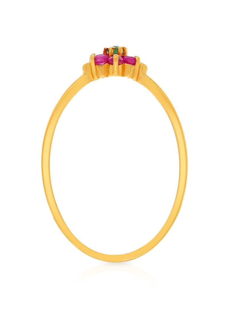 Malabar Gold and Diamonds - Malabar Gold and Diamonds 22 Carat 916 Purity Gemstone Ring PNAFNC096RN1Y15 - Image 1