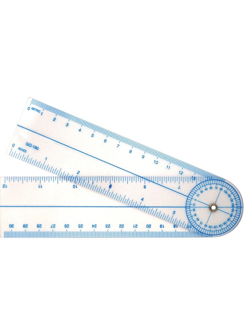 Westcott Westcott 7Inch Goniometer Quick Angle Protractor Measuring Tool GO180 