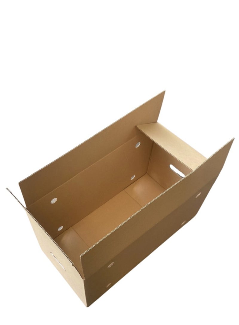 Generic 5 Cardboard Boxes Egg Pallet Size Cartons  60x30x32 cm  - Image 2