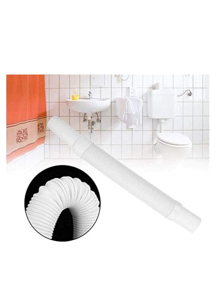 NJM Flexible Drain Pipe Extension, Bathroom, Wash Basin and kitchen Sink Expended Drain Tube Hose (1.1/2 Inch) - Image 3