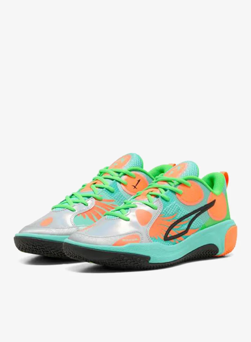 Puma Fluro Orange Pes-Fluro Green Pes Mb World.01 for Men | Best Price UAE