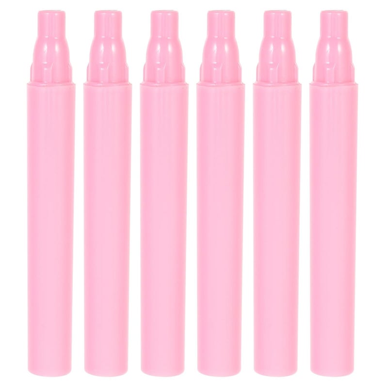 6pcs Silicone Lipstick Brush Set with Cap Lip Balm Applicator and Lip Mask Makeup Tool - Image 1