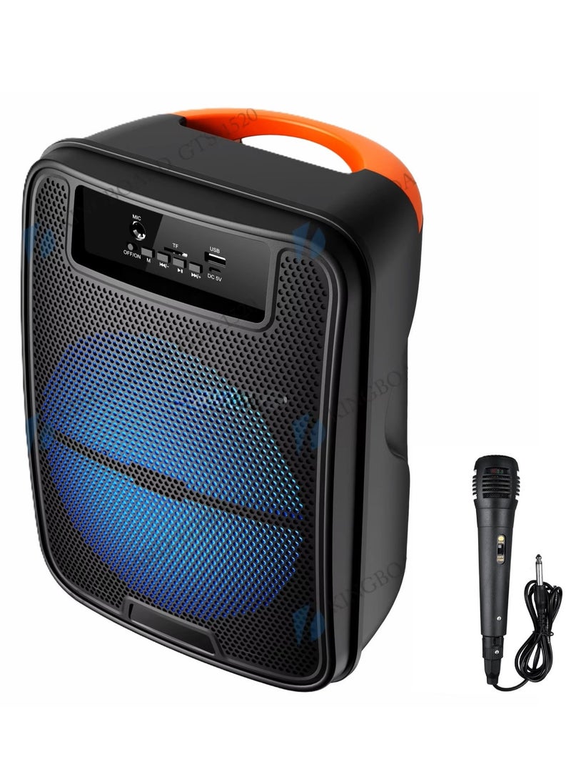 قريت نايس مكبر صوت لاسلكي يعمل بتقنية البلوتوث يحتوي على راديو FM , مدخل ذاكرة TF ,مدخل USB , مدخل ميكروفون - Image 2