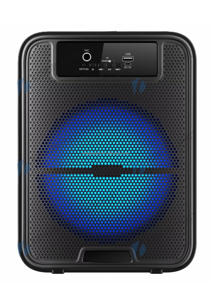 قريت نايس مكبر صوت لاسلكي يعمل بتقنية البلوتوث يحتوي على راديو FM , مدخل ذاكرة TF ,مدخل USB , مدخل ميكروفون - Image 3
