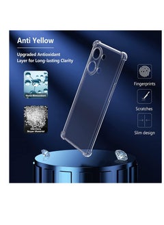 Generic Back Cover Silicone Anti-Shock Background Micro Point with Corner Bumper Compatible With Oppo Reno 9 5G / Reno 9 Pro 5g  - Image 4