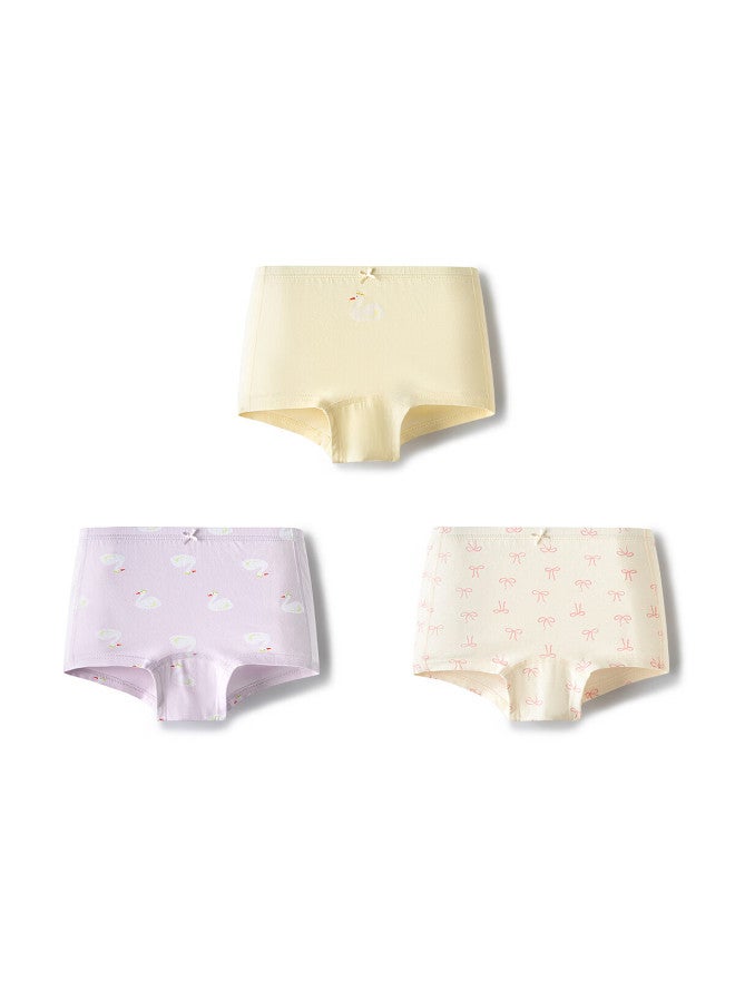 Minibala kids Girls Baby Soft Breathable Antibacterial Boxer Shorts Comfortable Non-chafing Underwear New Arrival