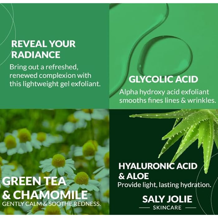 Saly Jolie AHA Toner Exfoliant with Glycolic Acid 8٪ - Image 3