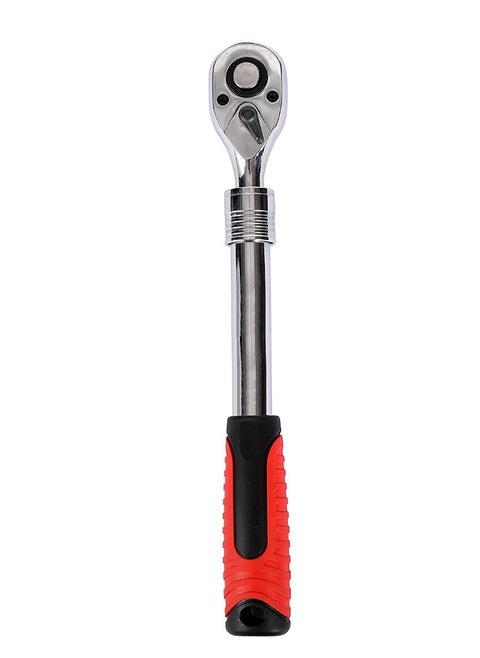 Ratchet Wrench - HeavyDuty Chrome Socket Wrench with Ergonomic Anti-Slip Handle, High-Strength Gear, and Quick-Release Mechanism -Ideal for Automotive Repairs, Bolt Tightening and DIY Projects