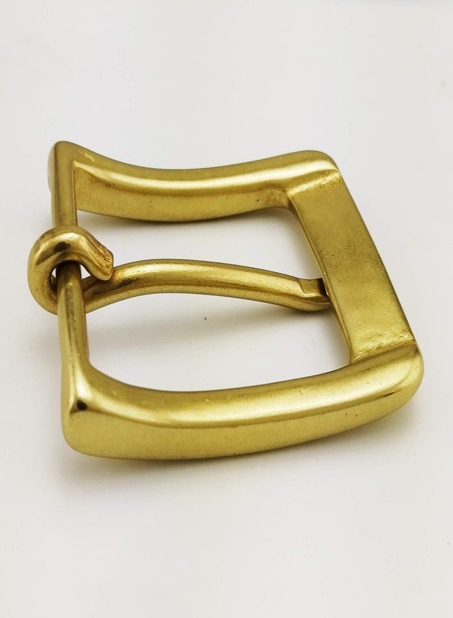 LAXPICOL 1.5"(38mm) Heavy Duty Solid Brass Single Prong Square Belt Buckle - Image 2