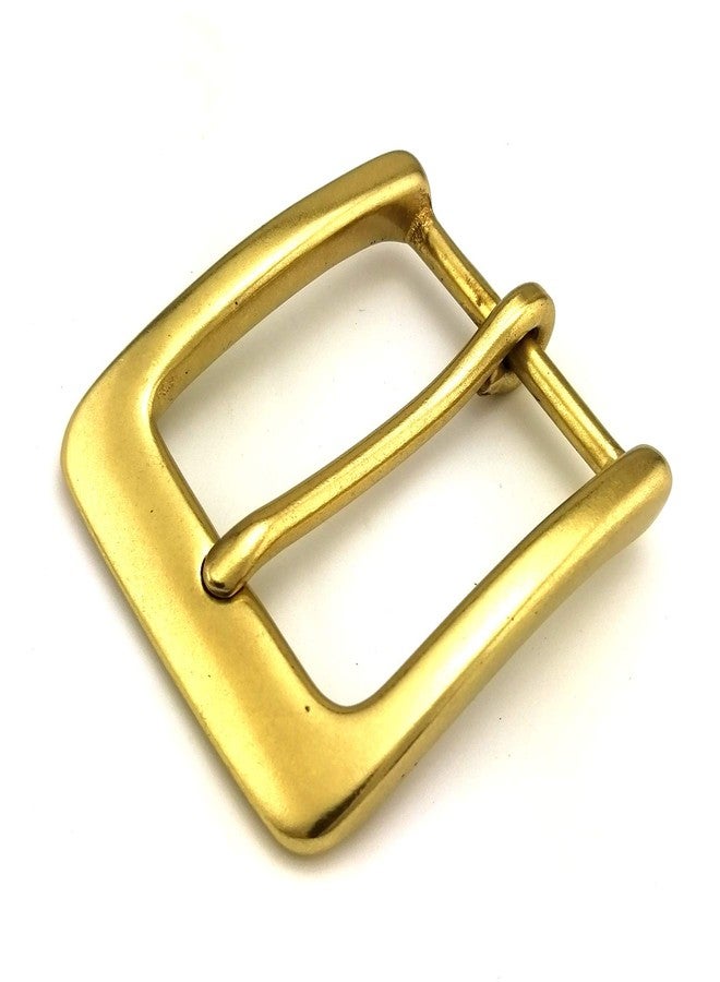 LAXPICOL 1.5"(38mm) Heavy Duty Solid Brass Single Prong Square Belt Buckle - Image 1