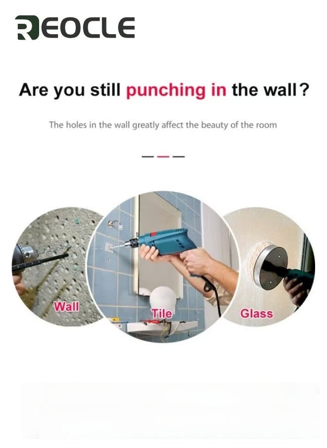 ريوكل 5 قطع شريط لاصق متعدد الأغراض الجوانب بدون أثر للإزالة قابل للغسل ضد للماء جل قوي مضاد للانزلاق ثابت لاصق ثابت قابل لإعادة الاستخدام بلا أثر شريط لاصق سحري متعدد الأغراض نانو قبضة 3 سم × 300 سم - Image 5