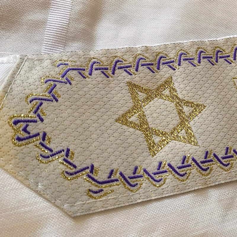 Rooherd tallit lady (1, NEW-purple) - Image 3