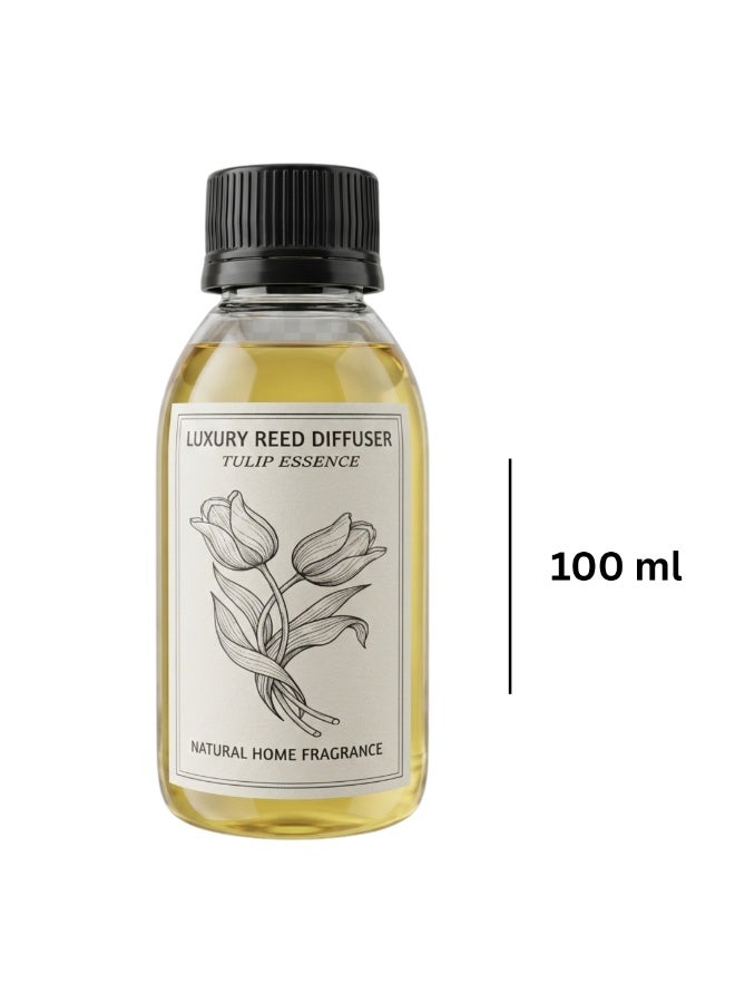 Tulip Concentrated Fragrance Oil 100ml - Refill Bottle - For All Oil Diffusers - Long-Lasting Home & Car Scent - Health Safe - Image 3
