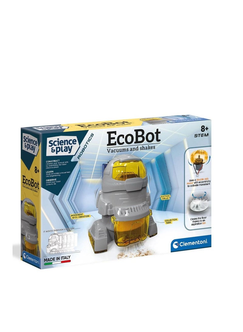 Clementoni Ecobot Robot – Educational STEM Building Kit for Kids - Image 1