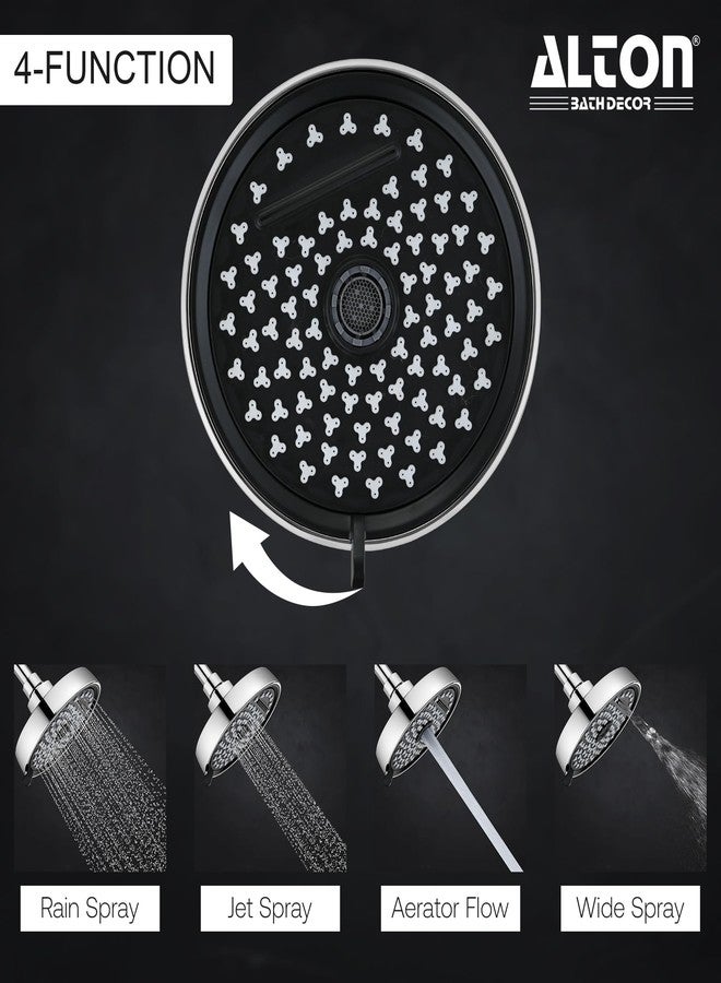 ALTON SHR22345, ABS, 5-INCH, 4-Function Overhead Shower, Silver - Image 2