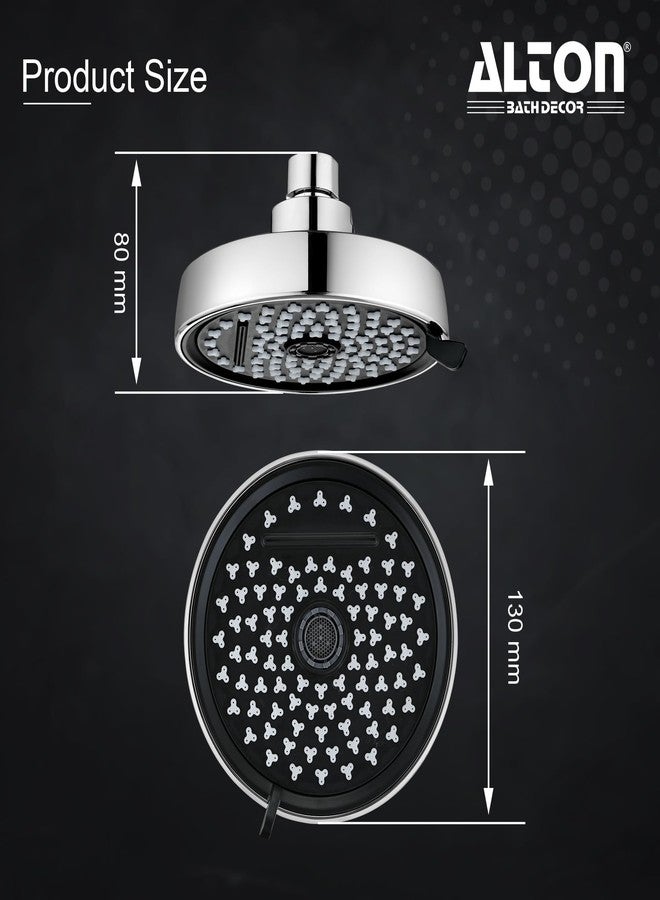 ALTON SHR22345, ABS, 5-INCH, 4-Function Overhead Shower, Silver - Image 1