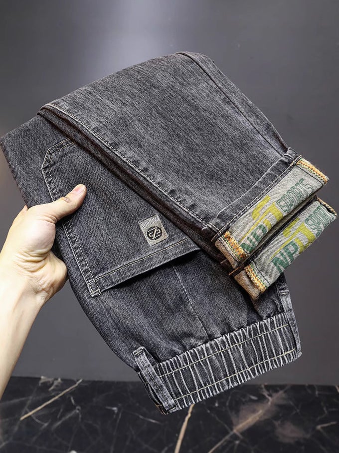 Unisex Casual Daily Denim Jeans - Image 2