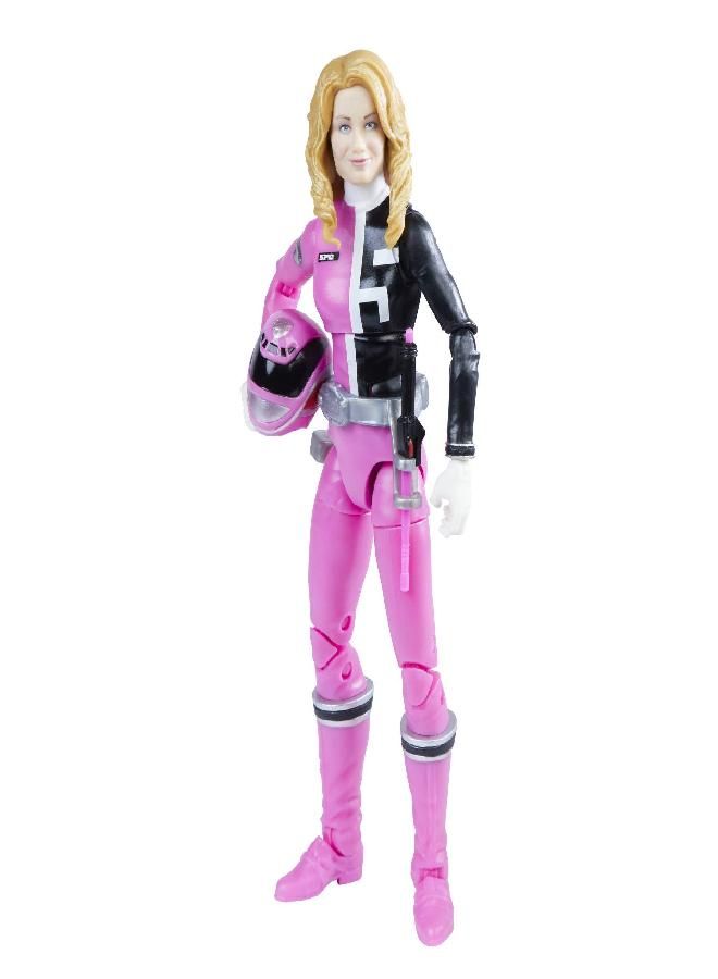 Power Rangers Lightning Collection S.P.D. Pink Ranger 6-Inch Premium Collectible Action Figure Toy with Accessories - Image 2