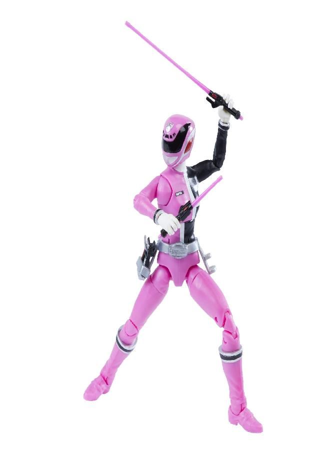 Power Rangers Lightning Collection S.P.D. Pink Ranger 6-Inch Premium Collectible Action Figure Toy with Accessories - Image 4