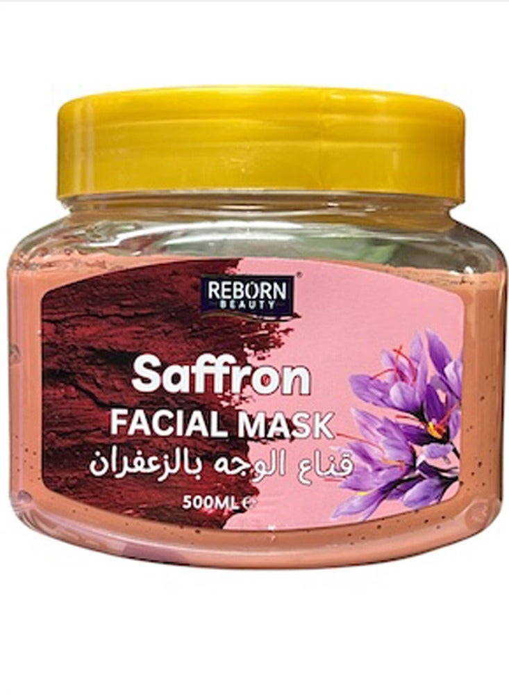 REBORN Saffron Face And Body Mud Mask 500ml - Image 1