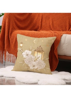 FASHION HOME Set of 4 Cushion Covers Decorative Throw Pillow cases for Living Room Garden Outdoor Décor  - Image 5