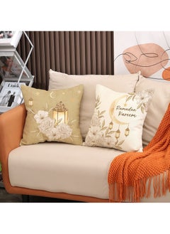 FASHION HOME Set of 4 Cushion Covers Decorative Throw Pillow cases for Living Room Garden Outdoor Décor  - Image 4