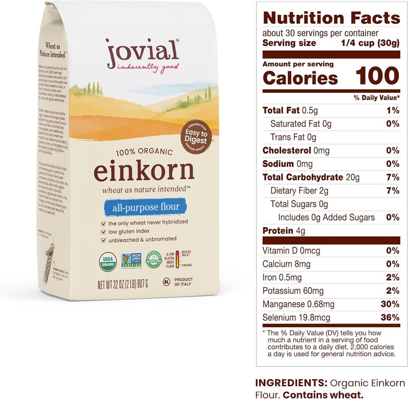 Jovial Organic Einkorn All-Purpose Flour - 32oz - Image 2
