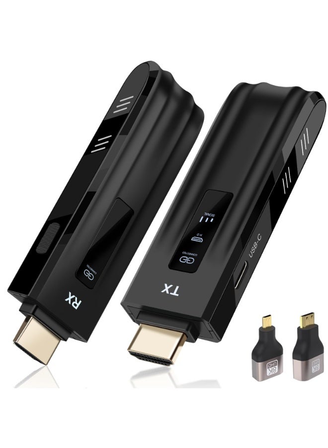 والالا جهاز إرسال واستقبال HDMI لاسلكي متطور 2025، فك تشفير 4K ومخرج 1080P، توصيل وتشغيل، موسع HDMI محمول 2.4G/5G مع شاشة LED، لأجهزة الكمبيوتر/الكمبيوتر المحمول/الكاميرا/التلفزيون عالي الدقة/جهاز العرض/صندوق التلفزيون - Image 1