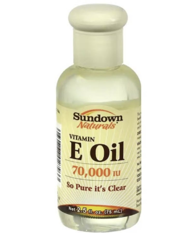 sundown Naturals Vitamin E Oil 75ml