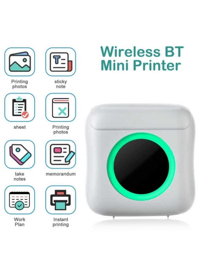 Mini Portable Bluetooth Thermal Printer, Wireless Sticker and Photo Printer for Learning and Office Use - Image 3