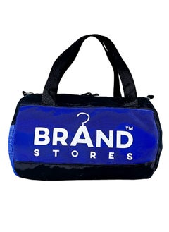 Generic Brand Stores Canvas Gym Bag-Brand Stores - Navy & Black  - Image 2