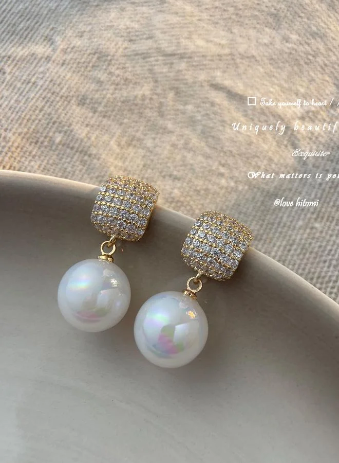 Take Two Pearl Drop Earrings