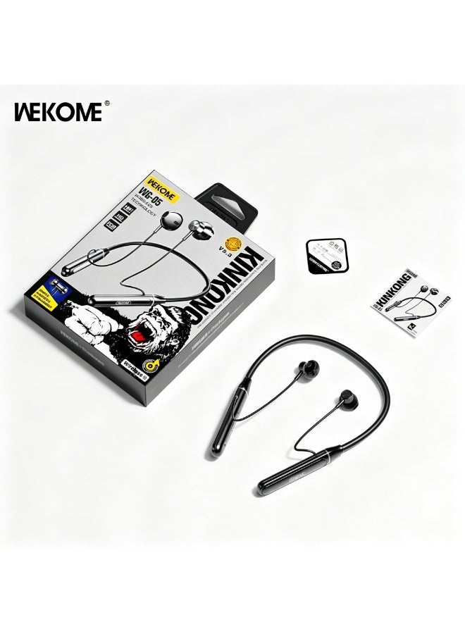 WEKOME Neckband Bluetooth 5.3 Wireless Earphones, 14mm Driver Magnetic Suction Earbuds, 8H Playback Time Sports Headphones for Running - Image 3