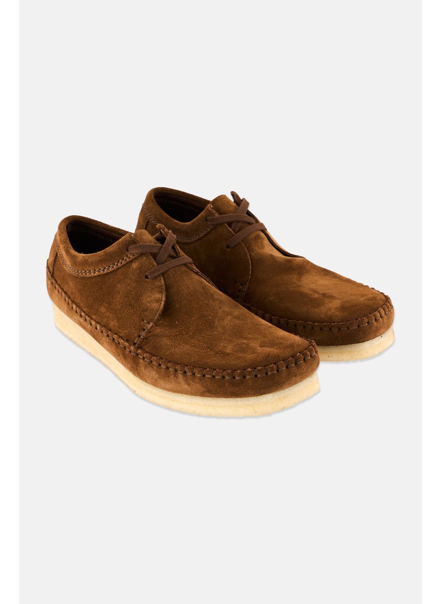 clarks Men Weaver Lace Up Casual Shoes, Brown  - Image 1