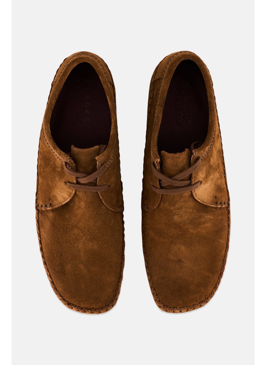 clarks Men Weaver Lace Up Casual Shoes, Brown  - Image 3