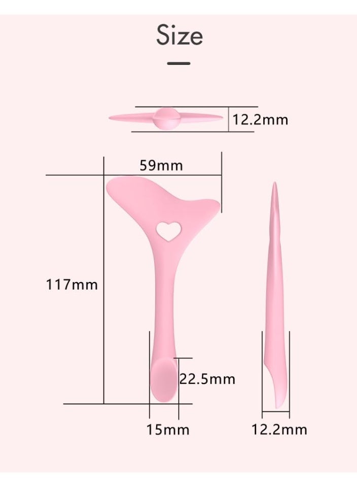 VITALOGY Eyeliner Stencil - Reusable Winged Eye Stencils Makeup Aid Tool,3 In 1 - Image 3