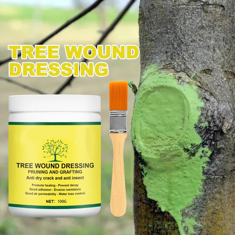 Zriechs 2026 Tree Wound Sealer,Tree Wound Pruning Sealer,Pruning Sealer,Tree Wound Dressing With Brush,Tree Wound Sealer Healing Paste,Bonsai Cut Paste,Bonsai Tree Pruning Sealer For Tree Wound (1SET) - Image 3