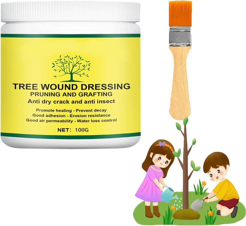 Zriechs 2026 Tree Wound Sealer,Tree Wound Pruning Sealer,Pruning Sealer,Tree Wound Dressing With Brush,Tree Wound Sealer Healing Paste,Bonsai Cut Paste,Bonsai Tree Pruning Sealer For Tree Wound (1SET) - Image 1