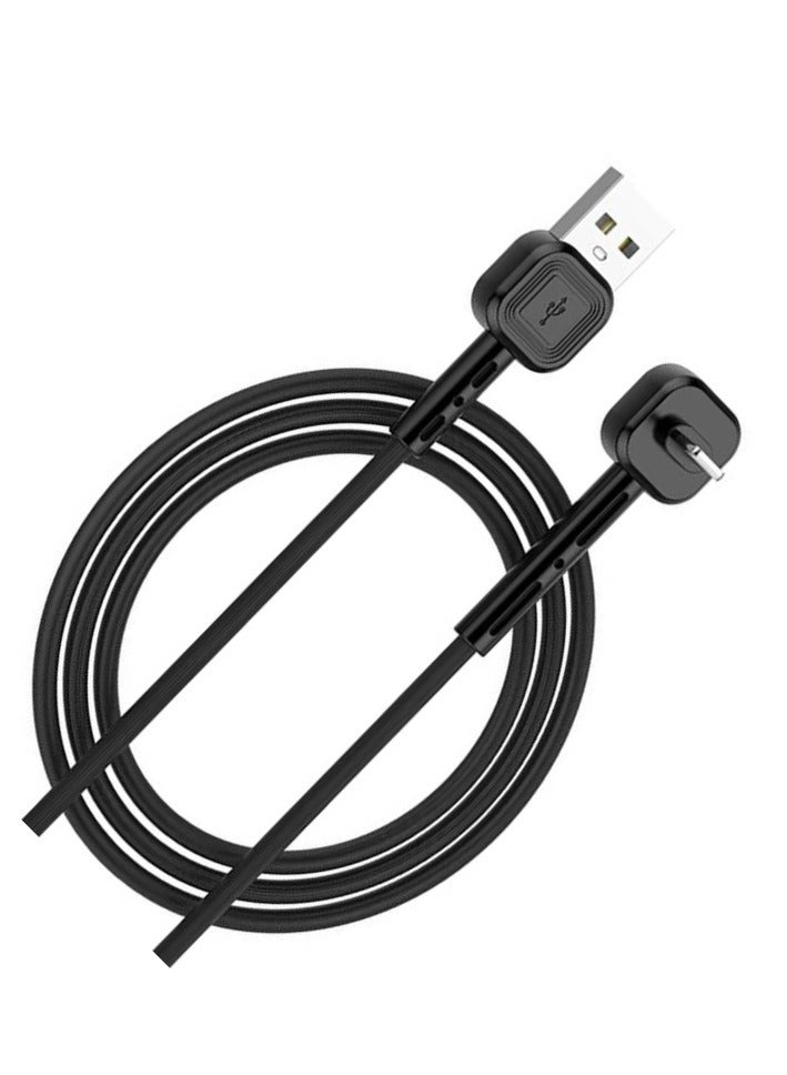 AWEI-CL-65-Phone holder charging Cable and data sync transfer 2*1-Multi-use-iOS output-Not tangled-Fast charging 2.4A-Fast transfer-Long life-Elegant design with the latest materials - Image 3