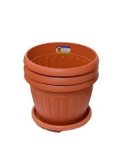 Generic 3 makka plastic pots 20cm 
