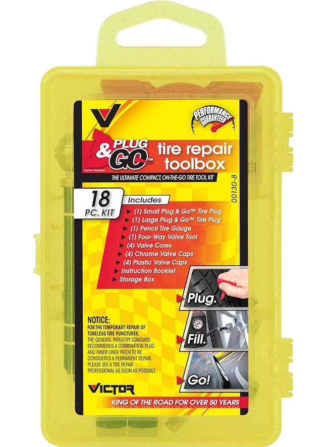 فيكتور 22-5-00130-8 طقم إصلاح الإطارات السريع Plug & Go - Image 5