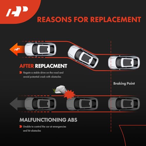 A-Premium ABS Wheel Speed Sensor Compatible with Mitsubishi Models - Mirage 2014-2021, Mirage G4 2017-2021 - Front Driver and Passenger Side, 2-PC Set, Replace# 4670B087 - Image 5