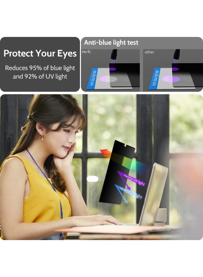 KISSUN Privacy Screen MacBook Pro 16 Inch (2021-2023, M1, M2, M3) -A2991/A2485/A2780, Magnetic Removable Matte Anti Blue Light Glare Filter 16inch Privacy Screen Protector for Mac Pro 16.2" Laptop - Image 5