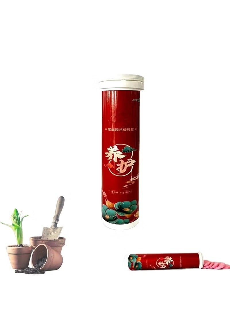 DUBUSH Universal Slow-Release NPK Fertilizer Tablet (22pcs) for Home Gardening Indoor Flower Potting and Organic Flower Nutrition - Image 4