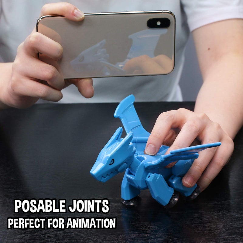 StikBot Zing Mega Monsters 3 Pack, Complete Set of 3 Poseable Monster Action Figures, Cerberus, Gigantus and Scorch - Image 3